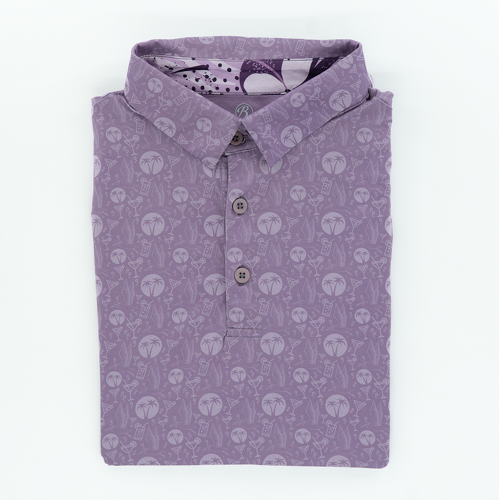 Cocktail Hour Golf Polo