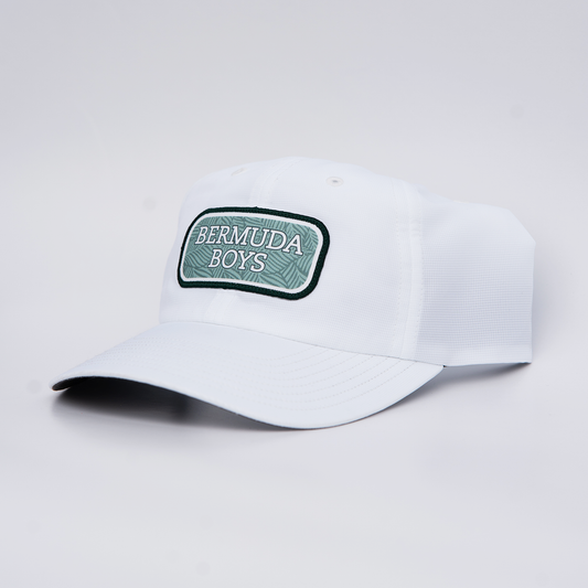 Bermuda Boys White Performance Golf Hat