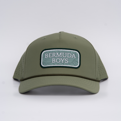 Bermuda Boys Green Performance Rope Golf Hat